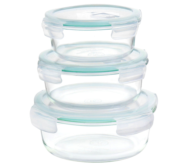 Martha Stewart 6-piece Glass Containers with Lids — View 3