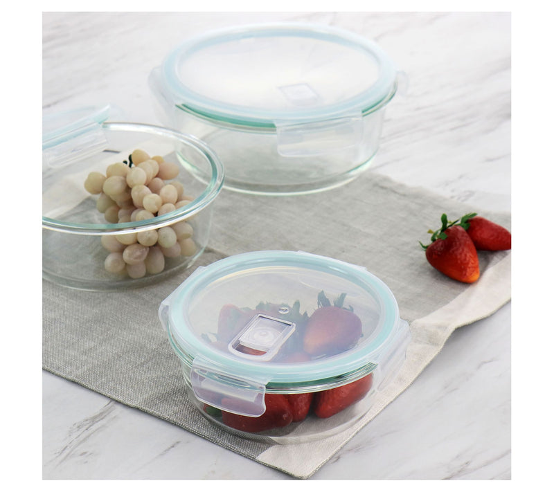Martha Stewart 6-piece Glass Containers with Lids — View 9