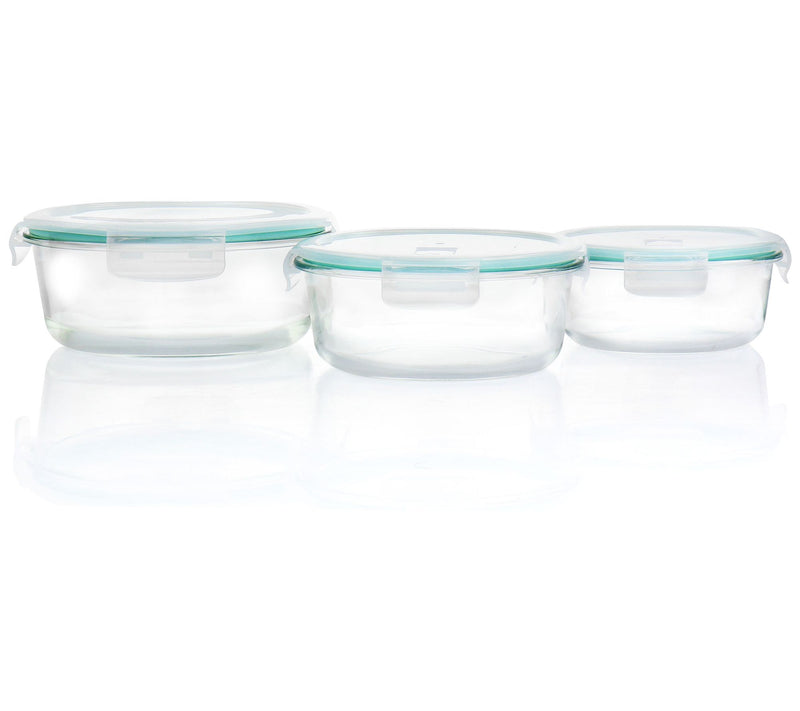 Martha Stewart 6-piece Glass Containers with Lids — View 4