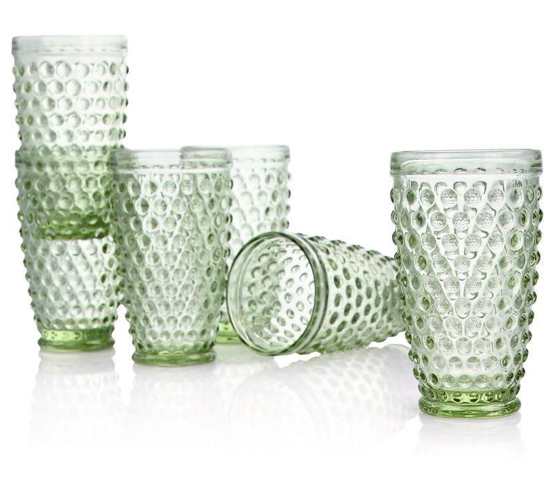 Martha Stewart Set of 6 Hobnail Glass Tumblers — View 12