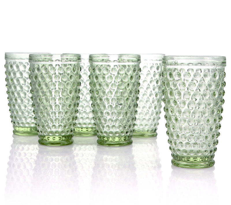 Martha Stewart Set of 6 Hobnail Glass Tumblers — View 10