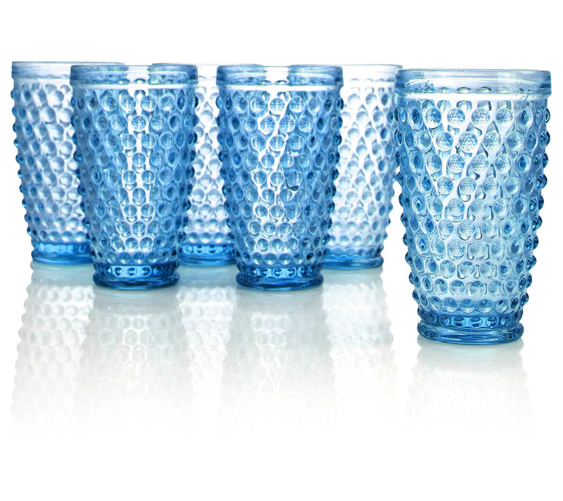 Martha Stewart Set of 6 Hobnail Glass Tumblers — Main view