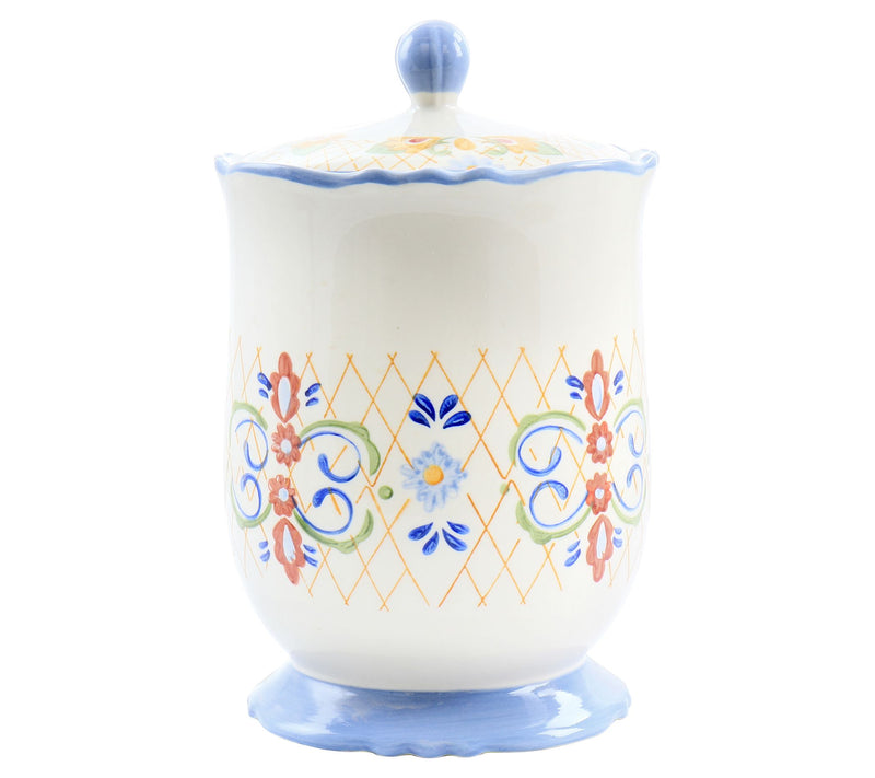 Laurie Gates Tierra 2.7-qt Hand Painted Caniste r with Lid — View 3