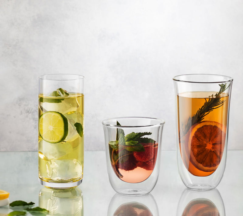 JoyJolt Set of (4) 2-oz Javaah Double-Wall Insu-lated Glasses — View 7