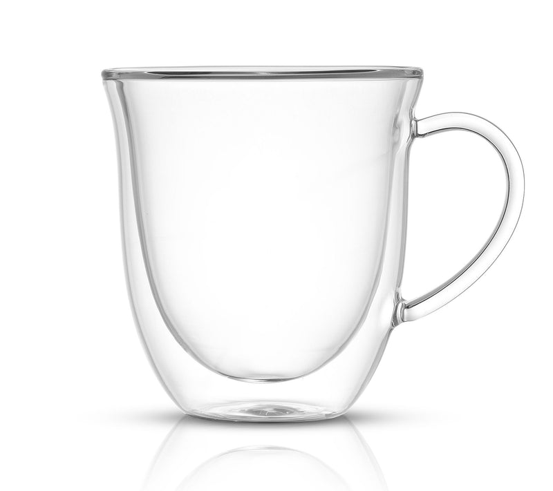 JoyJolt Set of (4) 13.5oz Serene Double-Wall Insulated Glasses — View 5