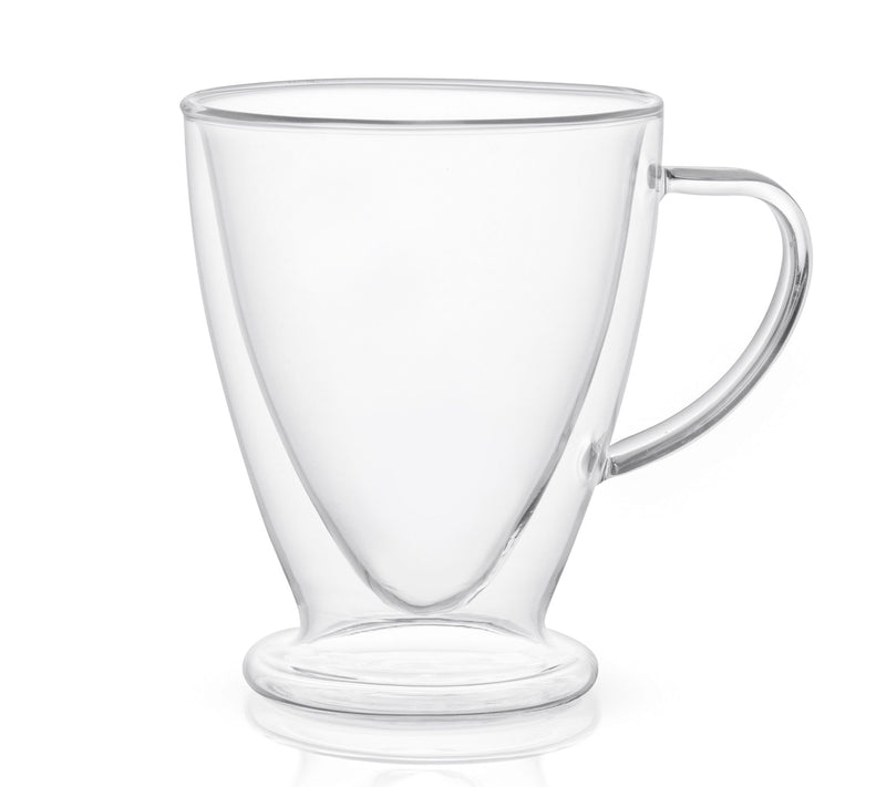 JoyJolt Set of (4) 15-oz Declan Double-Wall Coffee Glasses — View 5