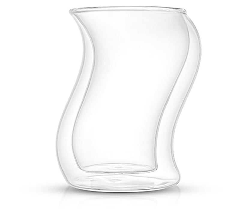 JoyJolt Set of (2) 2-oz Pivot Double-Walled Espesso Glasses — View 7