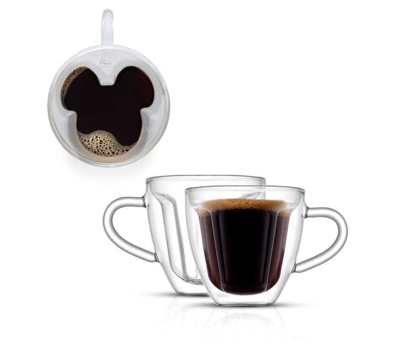 JoyJolt Set of (2) 5.4-oz Disney Mickey 3D Esprsso Cups — View 10