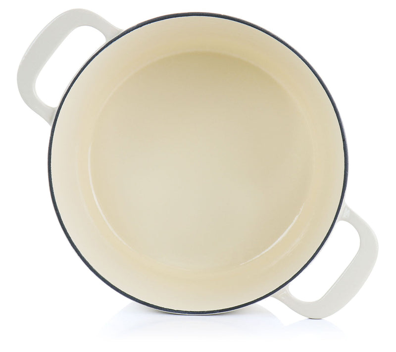 Martha Stewart Enameled Cast Iron 7-Quart Dutch Oven with Lid — View 9