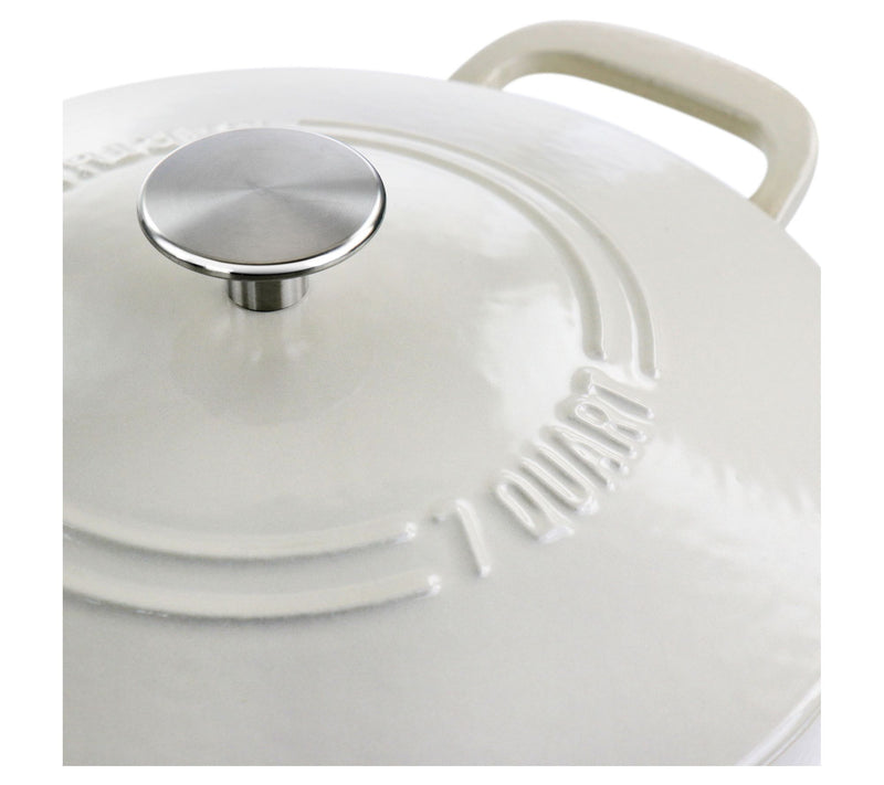 Martha Stewart Enameled Cast Iron 7-Quart Dutch Oven with Lid — View 11