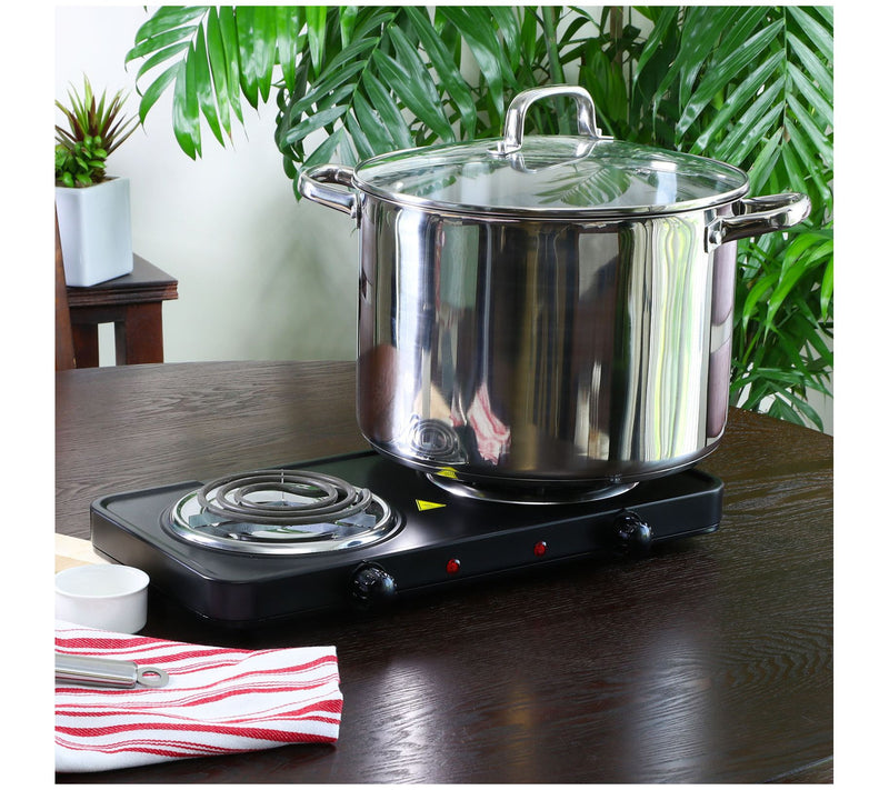Oster Adenmore 16-qt Stainless Steel Stock Pot with Glass Lid — View 5