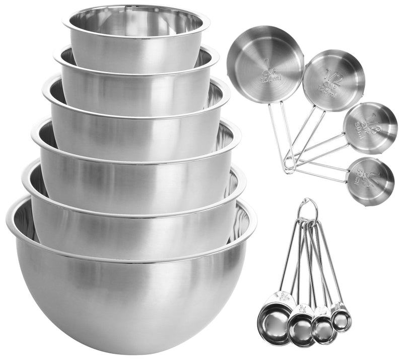 Mega Chef 14-Piece Measuring Set and Mixing Bowls — View 4