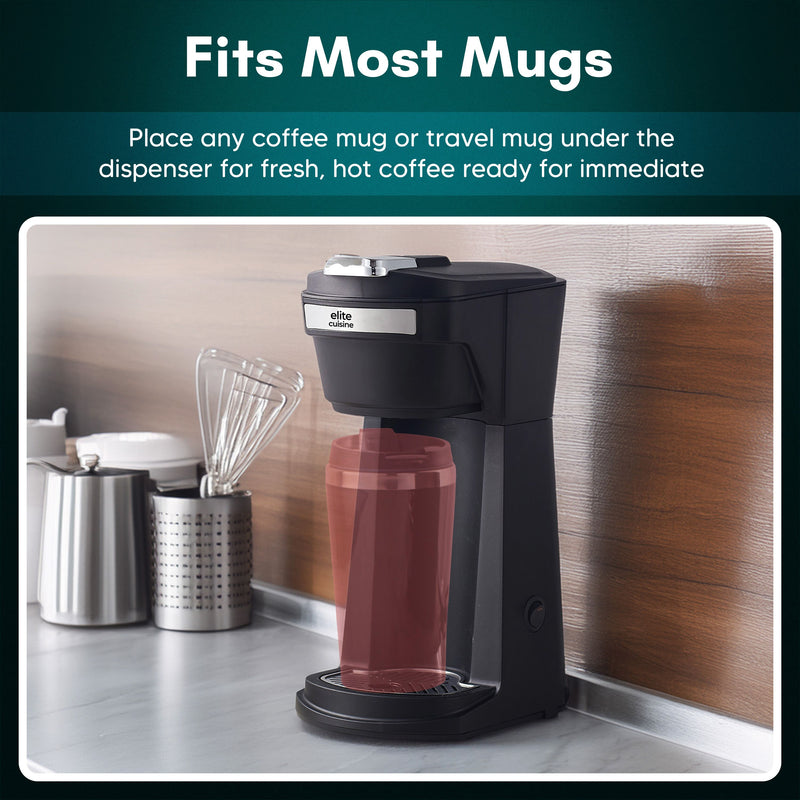 Elite Gourmet Single Serving Personal Coffee Maker — View 6