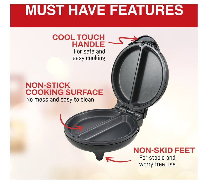 Elite Gourmet Dual Omelet & Frittatas Maker — View 5