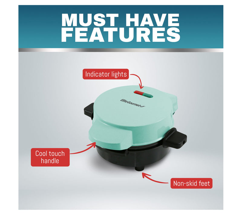 Elite Gourmet Fluffy Stuffed Belgian Waffle Maker — View 7