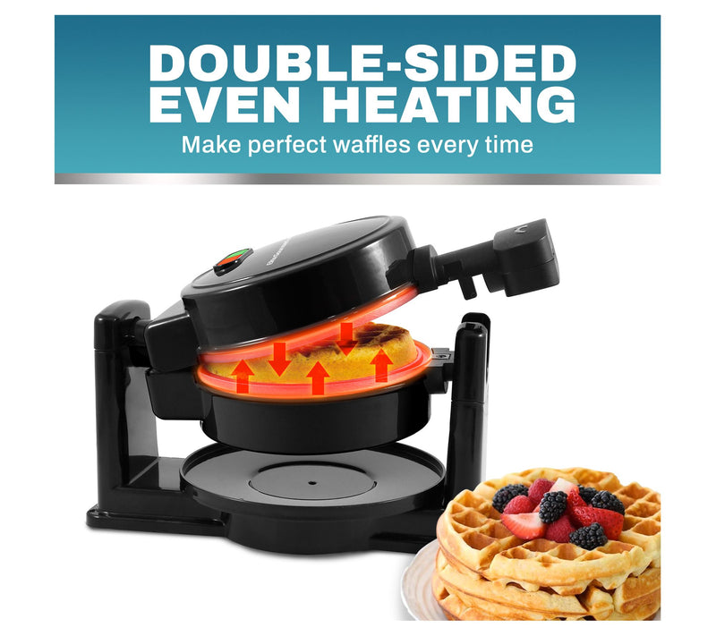 Elite Gourmet Flip Belgian 1.25" Waffle Maker — View 7