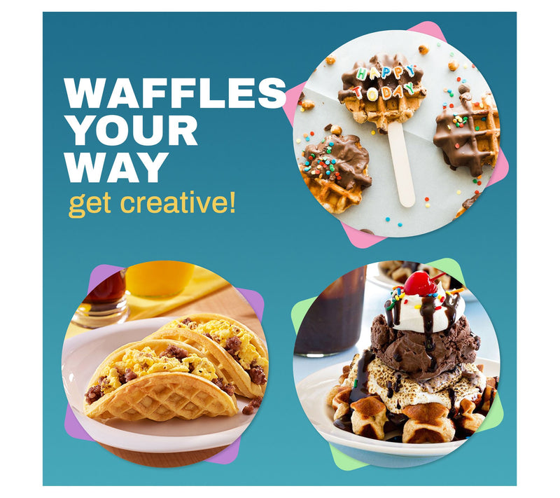 Elite Gourmet Flip Belgian 1.25" Waffle Maker — View 4
