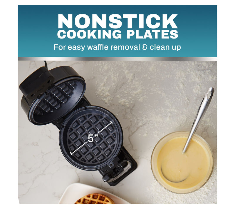 Elite Gourmet Flip Belgian 1.25" Waffle Maker — View 8