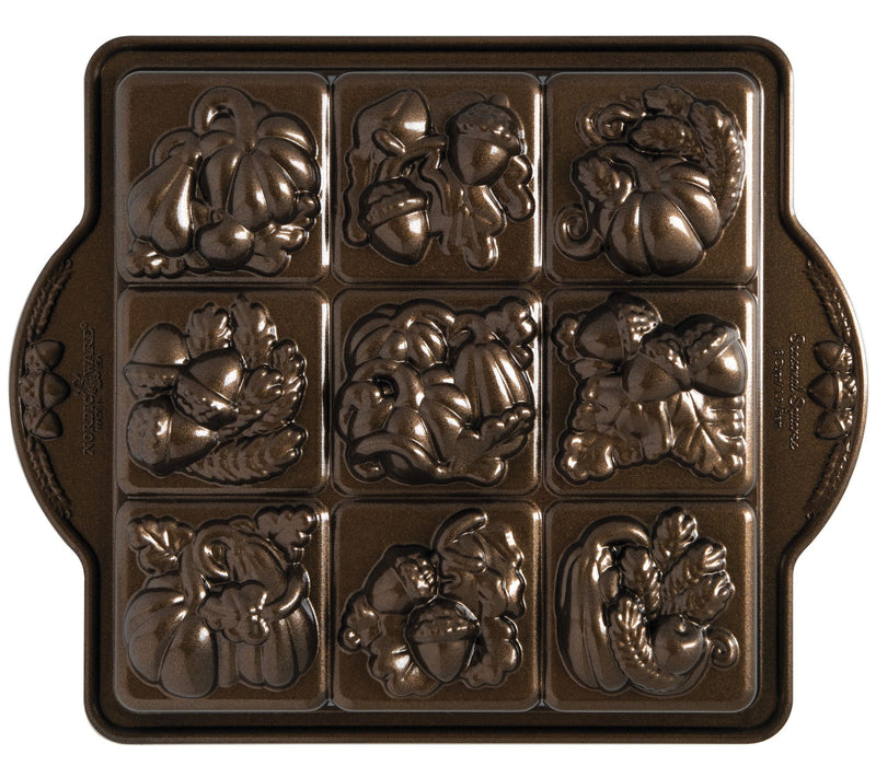 Nordic Ware Seasonal Autumn Squares Pan — View 3