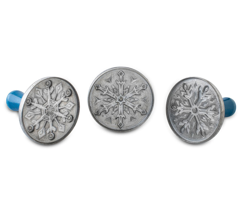 Nordic Ware 5 pc Snowflake Cookie Stamps & HalfSheet Pan Set — View 4