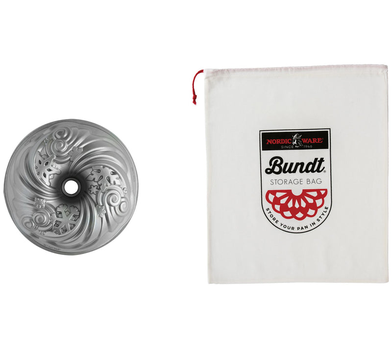 Nordic Ware Let It Snow Bundt Pan & Storage Bag Set — View 3