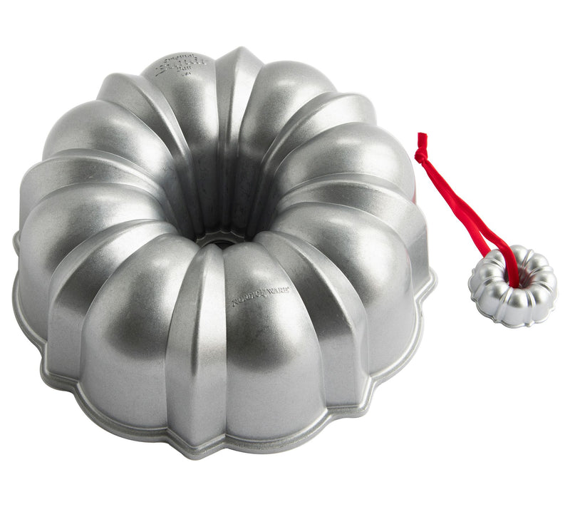 Nordic Ware Sparkling Bundt Pan & Ornament Set — View 3