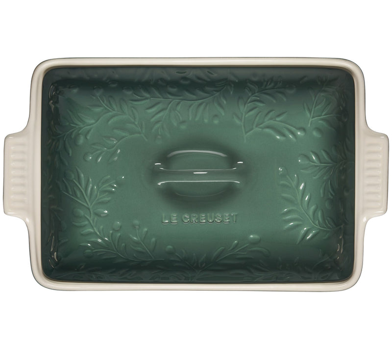 Le Creuset Olive Branch Collection Heritage Covred Casserole — View 9