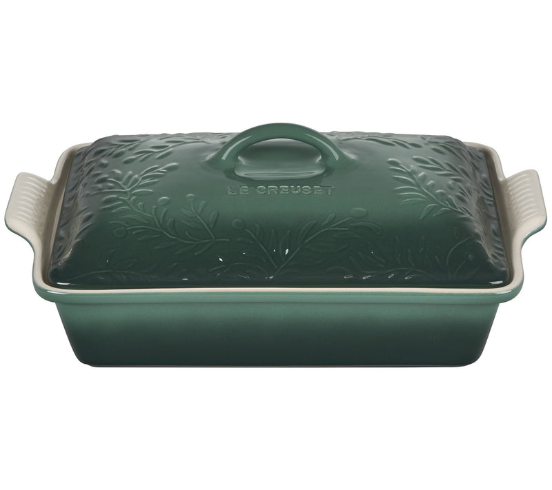 Le Creuset Olive Branch Collection Heritage Covred Casserole — Main view
