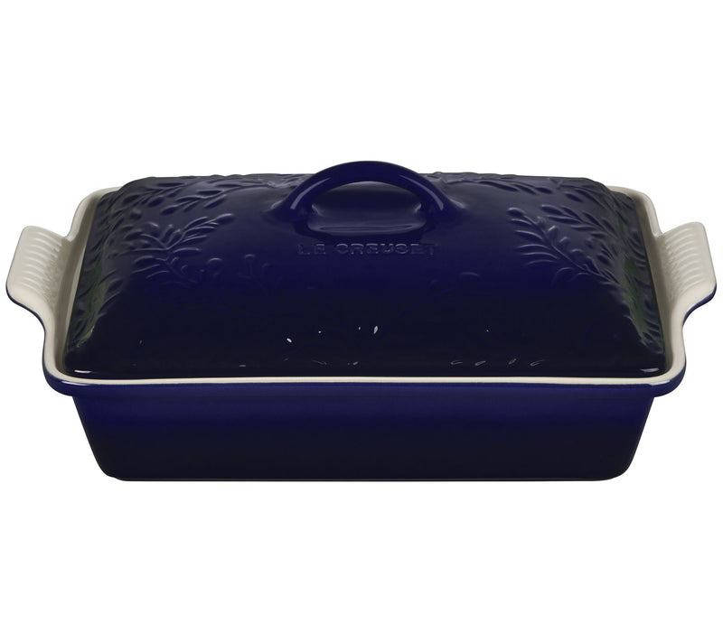 Le Creuset Olive Branch Collection Heritage Covred Casserole — View 5