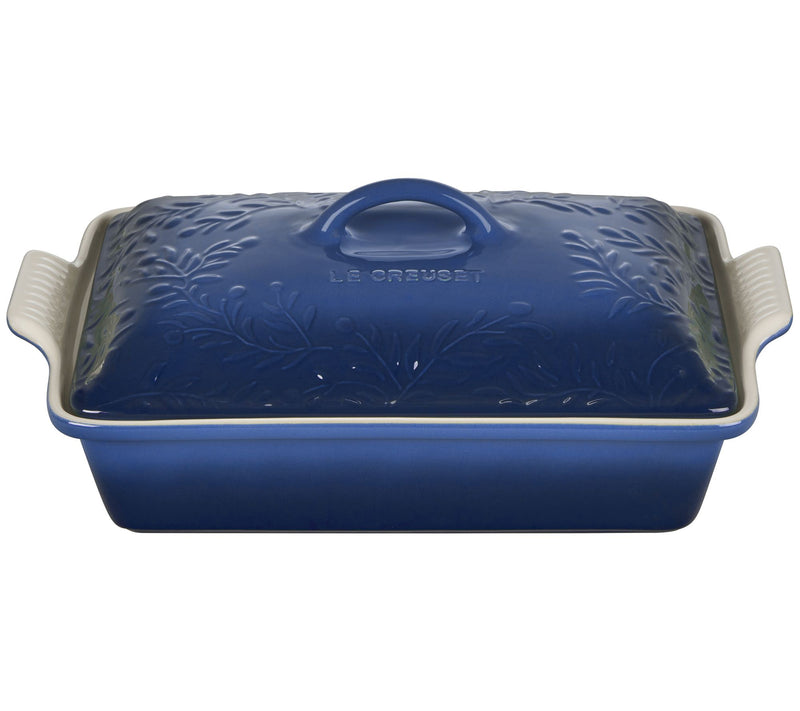Le Creuset Olive Branch Collection Heritage Covred Casserole — View 7