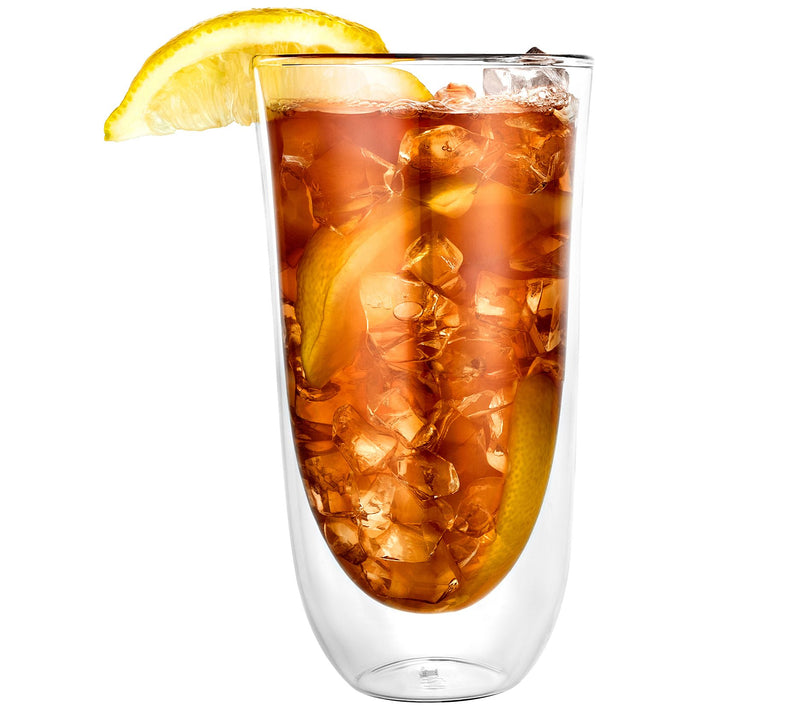 JoyJolt Set of (4) 13.5-oz Spike Double-Wall Insulated Glasses — View 4