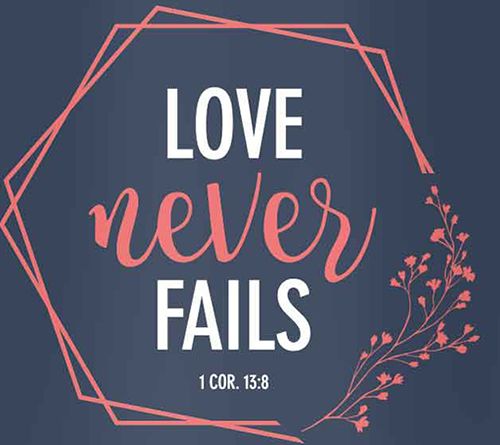 Kerusso Dual-Wall Love Never Fails 22-oz Mug with Handle — View 2