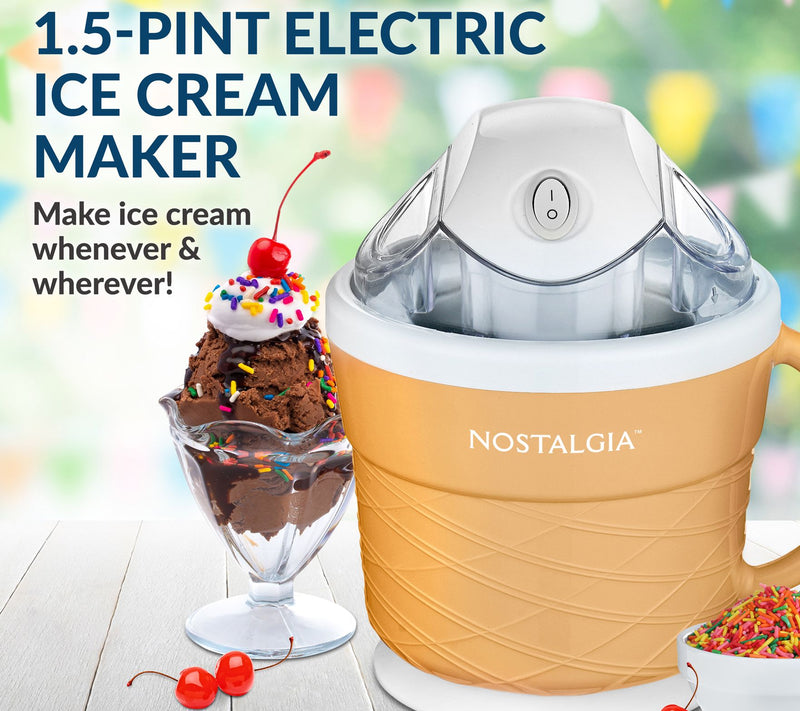 Nostalgia 1.5-Pint Electric Ice Cream Maker — View 6