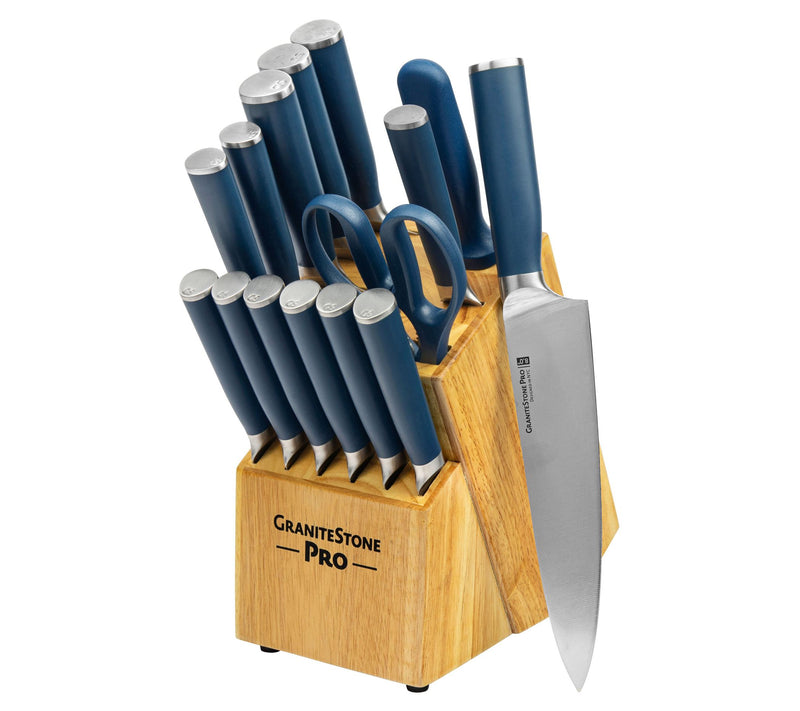 GraniteStone Pro Nutriblade 14-Piece Knife Setth Block — View 5