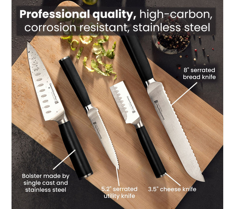 GraniteStone Pro Nutriblade 14-Piece Knife Setth Block — View 7