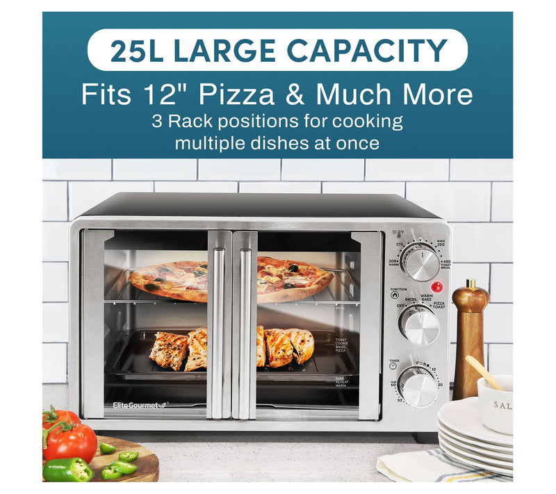 Elite Gourmet Double Door Oven — View 5