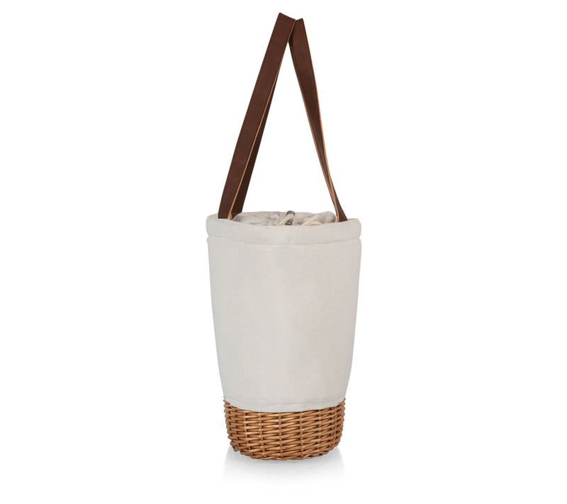 Picnic Time Pico Willow and Canvas Lunch Basket — View 5