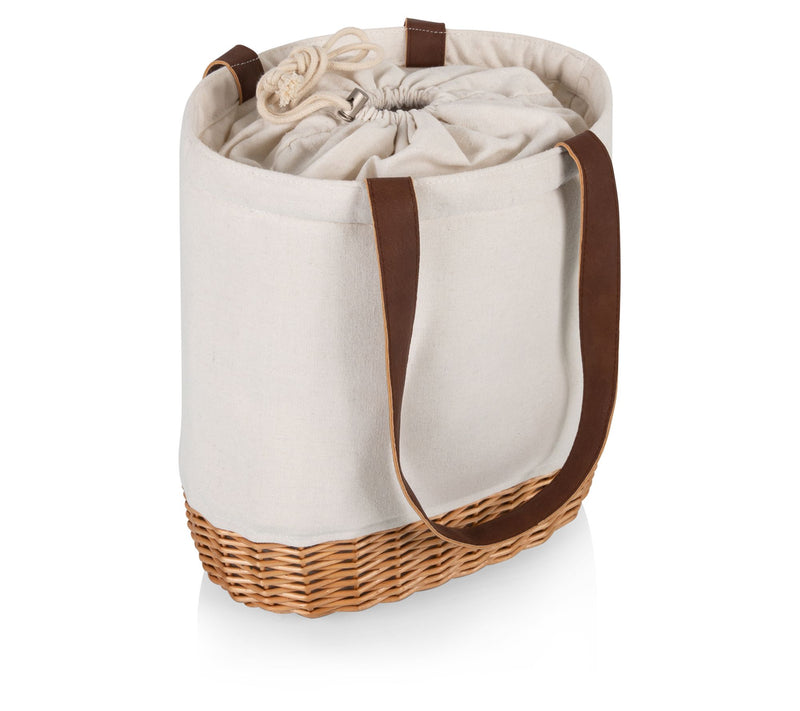 Picnic Time Pico Willow and Canvas Lunch Basket — View 6
