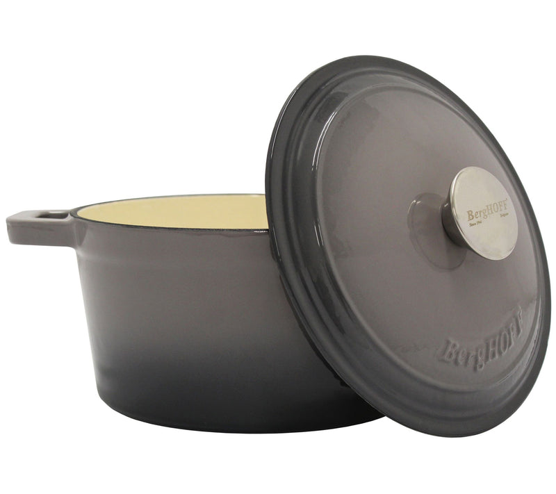 BergHOFF Neo 3-Qt Cast Iron Round Covered Dutch Oven — View 9