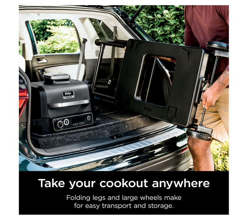 Ninja Woodfire Collapsible Grill Stand — View 7