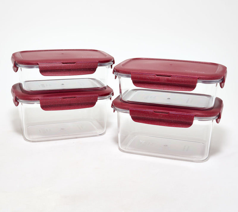 LocknLock 4-Piece Tritan Rectangle Storage Containers — Main view