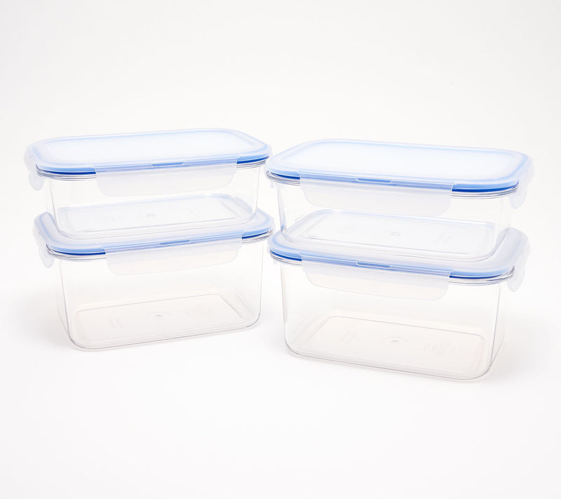 LocknLock 4-Piece Tritan Rectangle Storage Containers — View 22