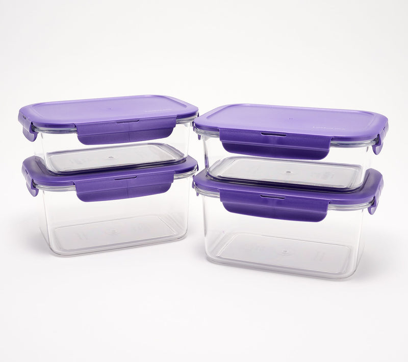 LocknLock 4-Piece Tritan Rectangle Storage Containers — View 23