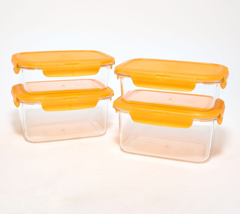 LocknLock 4-Piece Tritan Rectangle Storage Containers — View 7