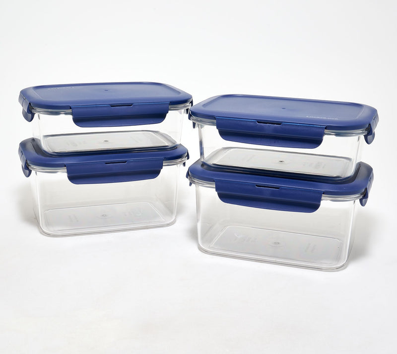 LocknLock 4-Piece Tritan Rectangle Storage Containers — View 5