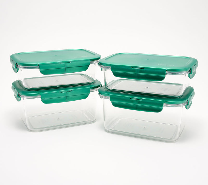 LocknLock 4-Piece Tritan Rectangle Storage Containers — View 28