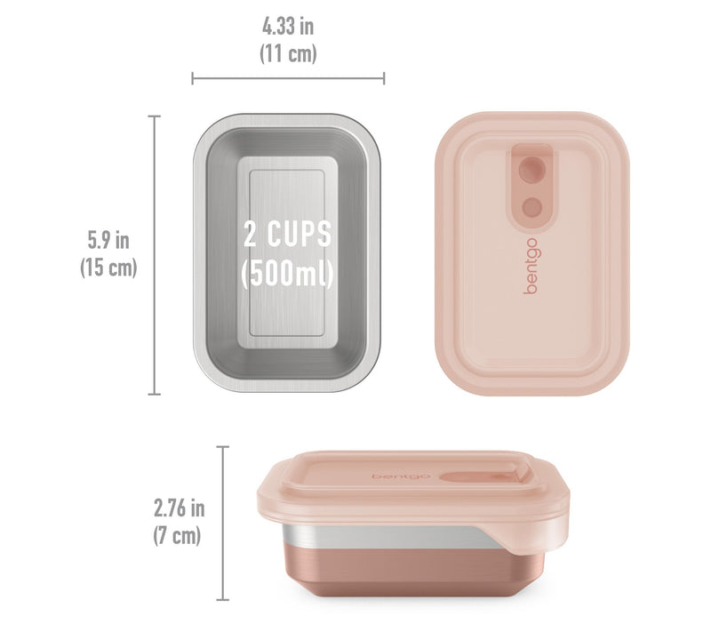 Bentgo Microsteel Heat & Eat Snack Size Contain er — View 8