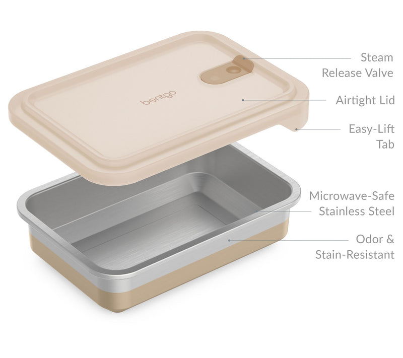Bentgo Microsteel Heat & Eat Dinner Size Contai ner — View 7