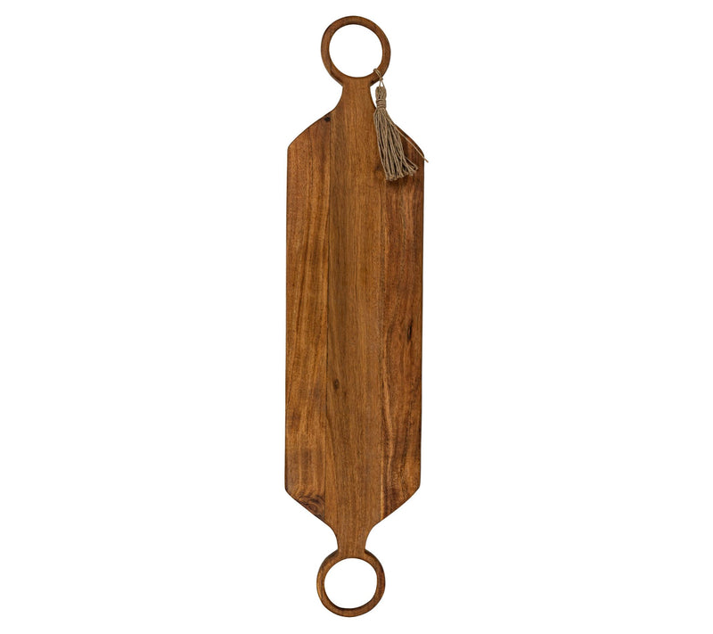 Foreside Home & Garden O-Handle Acacia Wood Serving Board — View 3