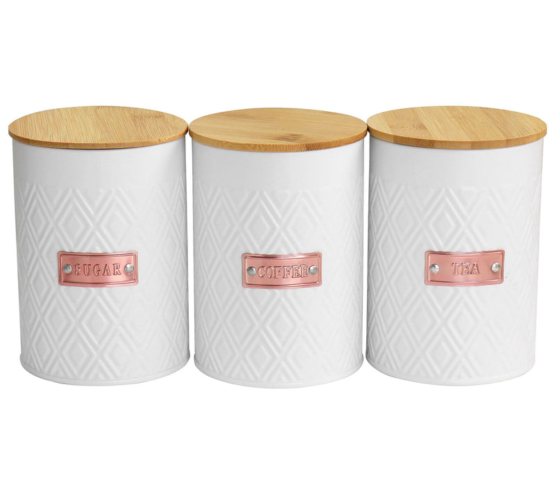 MegaChef 4-Piece Argyle Kitchen Food Storage & Org Set — View 5